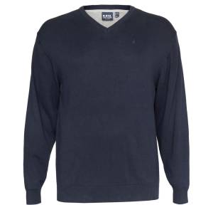 NORTH LATITUDE maglia cotone scollata taglie forti uomo 53133