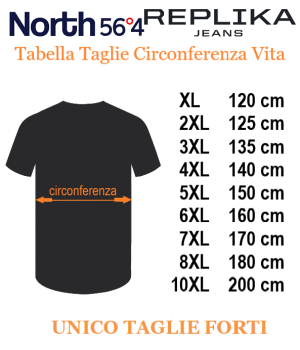 NORTH LATITUDE tshirt taglie forti uomo 53010