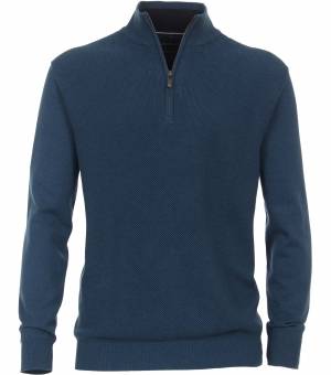 CASAMODA maglia cotone zip taglie forti uomo 423980