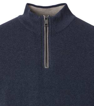 CASAMODA maglia cotone zip taglie forti uomo 454479
