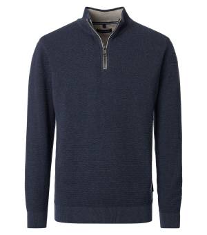CASAMODA maglia cotone zip taglie forti uomo 454479