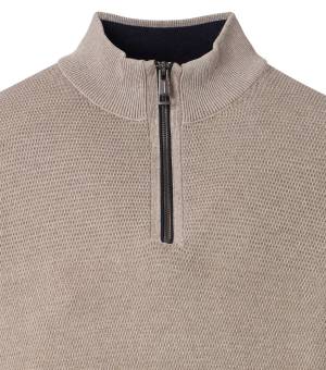 CASAMODA maglia cotone zip taglie forti uomo 454479