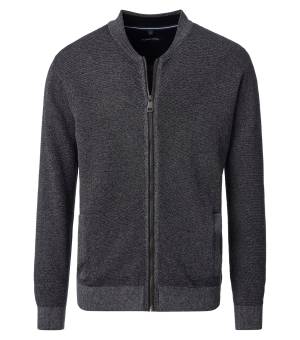 CASAMODA maglia cotone zip taglie forti uomo 454479