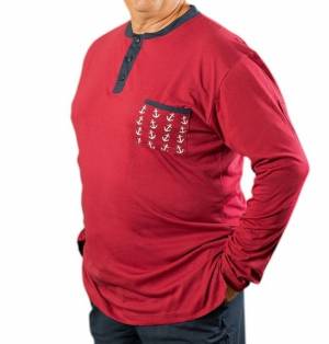 20NODI pigiama serafino taglie forti uomo maestrale