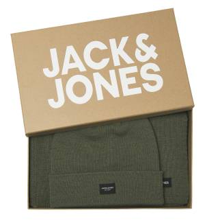 JACK&JONES berretto&sciarpa taglie forti uomo Gift Box