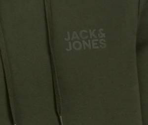 JACK&JONES felpa cotone felpato taglie forti uomo 12163777