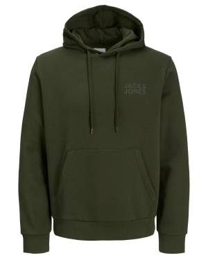 JACK&JONES felpa cotone felpato taglie forti uomo 12163777