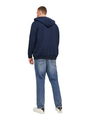 JACK&JONES felpa cotone felpato taglie forti uomo 12250596