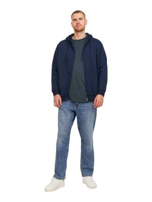 JACK&JONES felpa cotone felpato taglie forti uomo 12250596