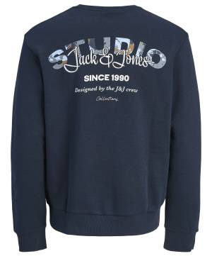 JACK&JONES felpa cotone felpato taglie forti uomo 12285534