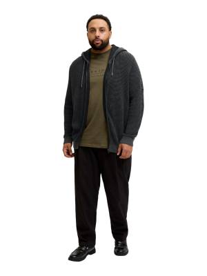 JACK&JONES maglia cappuccio taglie forti uomo 12285626