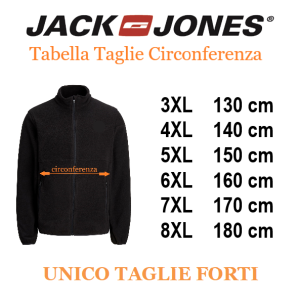 JACK&JONES maglia taglie forti uomo 12284611