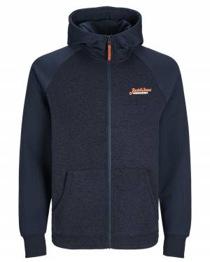 JACK&JONES felpa cappuccio tecnica taglie forti uomo 12265238