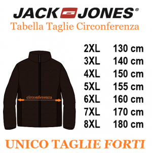 JACK&JONES parka tecnico taglie forti uomo 12267784