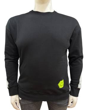 MAXFORT BL38 felpa cotone felpato taglie forti uomo 38511