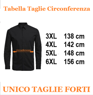 PCLUB camicia taglie forti uomo 4490