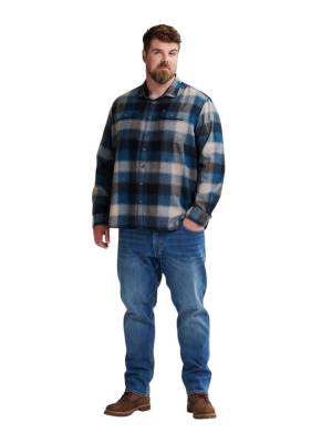 PETROL camicia flanella taglie forti uomo 4170