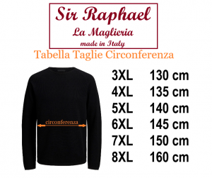 SIR RAPHAEL maglia cardigan taglie forti uomo giglio