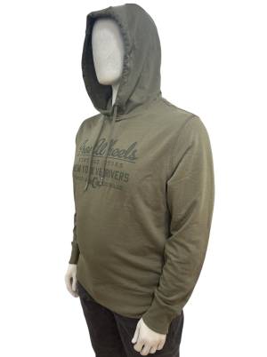 REDFIELD felpa garzata taglie forti uomo 1042