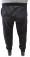 BBOARD pantalone tuta felpato taglie forti uomo polsino