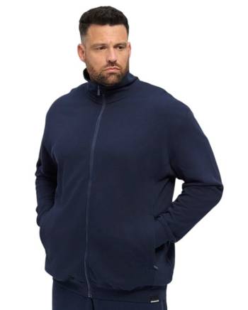 NORTH LATITUDE felpa garzata taglie forti uomo 99334