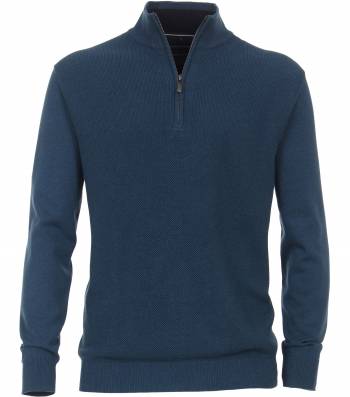 CASAMODA maglia cotone zip taglie forti uomo 423980