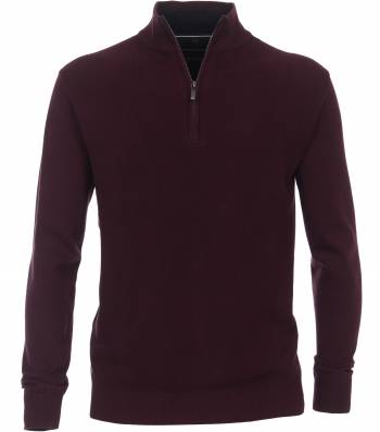 CASAMODA maglia cotone zip taglie forti uomo 423980