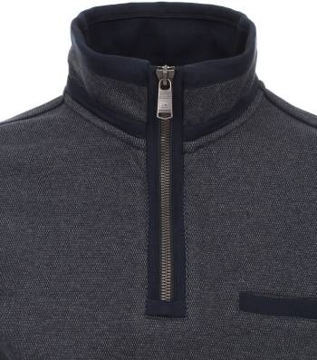 CASAMODA maglia zip taglie forti uomo 413572