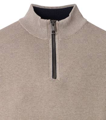 CASAMODA maglia cotone zip taglie forti uomo 454479