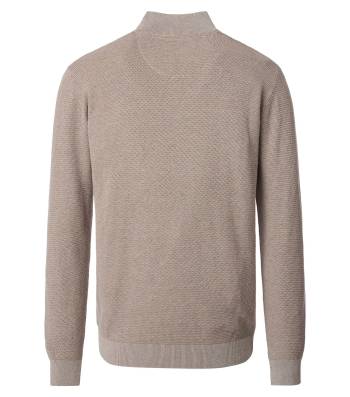 CASAMODA maglia cotone zip taglie forti uomo 454479