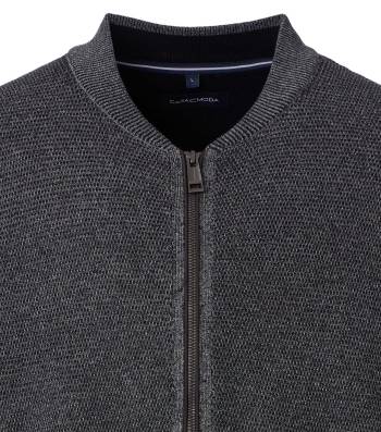 CASAMODA maglia cotone zip taglie forti uomo 454479