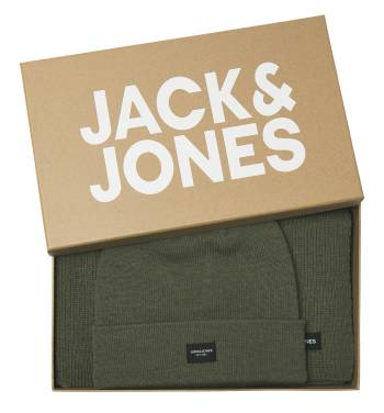 JACK&JONES berretto&sciarpa taglie forti uomo Gift Box