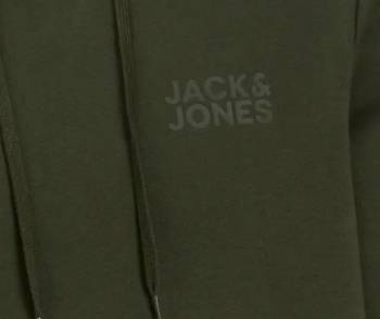 JACK&JONES felpa cotone felpato taglie forti uomo 12163777