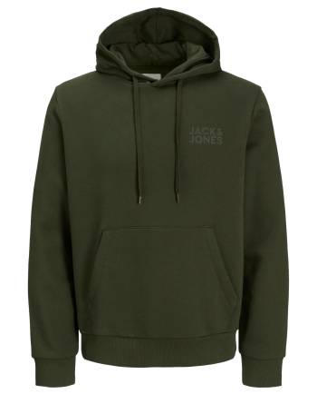 JACK&JONES felpa cotone felpato taglie forti uomo 12163777