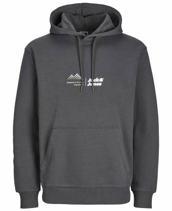 JACK&JONES felpa cotone felpato taglie forti uomo 12271863