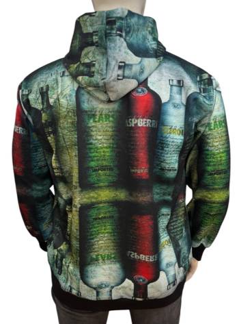 MAXFORT BL38 felpa cotone felpato taglie forti uomo 38521