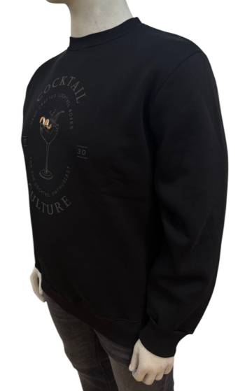 MAXFORT EASY felpa cotone felpato taglie forti uomo 27239