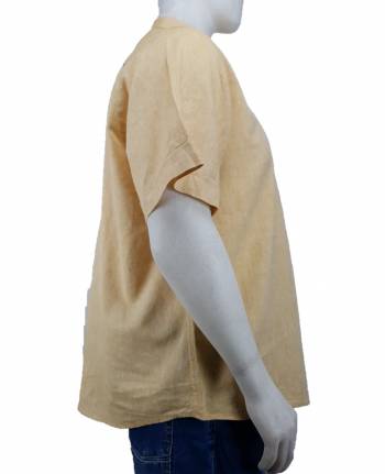 MAXFORT EASY camicia coreana manica corta taglie forti uomo lino 1263