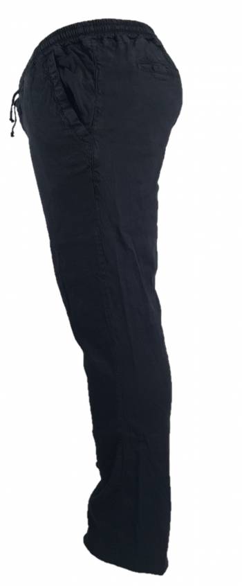 MAXFORT pantalone taglie forti uomo Lino bianco