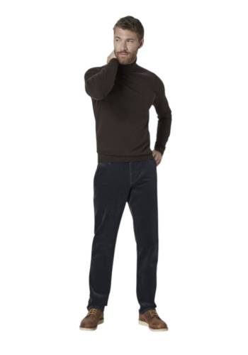 REDPOINT pantalone velluto stretch taglie forti uomo