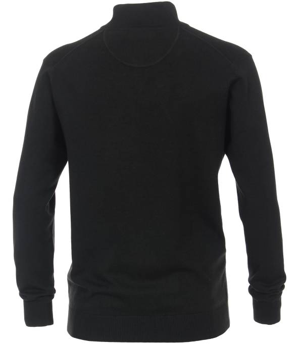 CASAMODA maglia cotone zip taglie forti uomo 423980