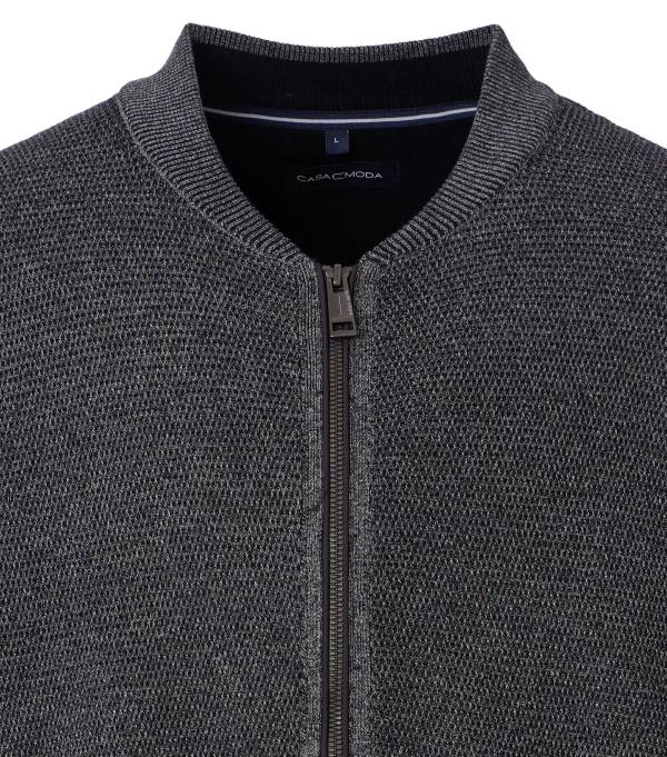 CASAMODA maglia cotone zip taglie forti uomo 454479