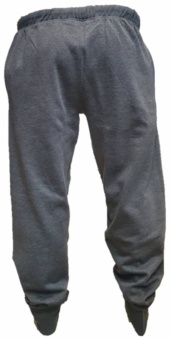 GYMNASIUM pantalone tuta taglie forti uomo polsino blu
