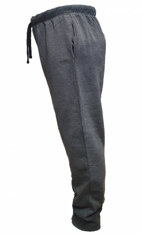 GYMNASIUM pantalone tuta taglie forti uomo polsino blu
