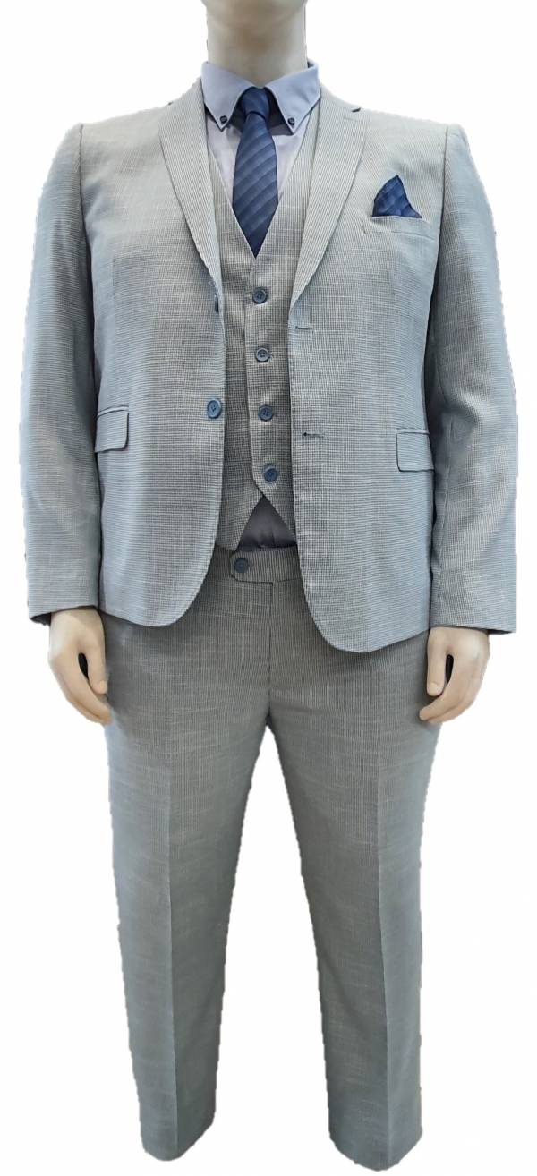 LINO CLEMENTE abito taglie forti uomo 20119 pie di pul